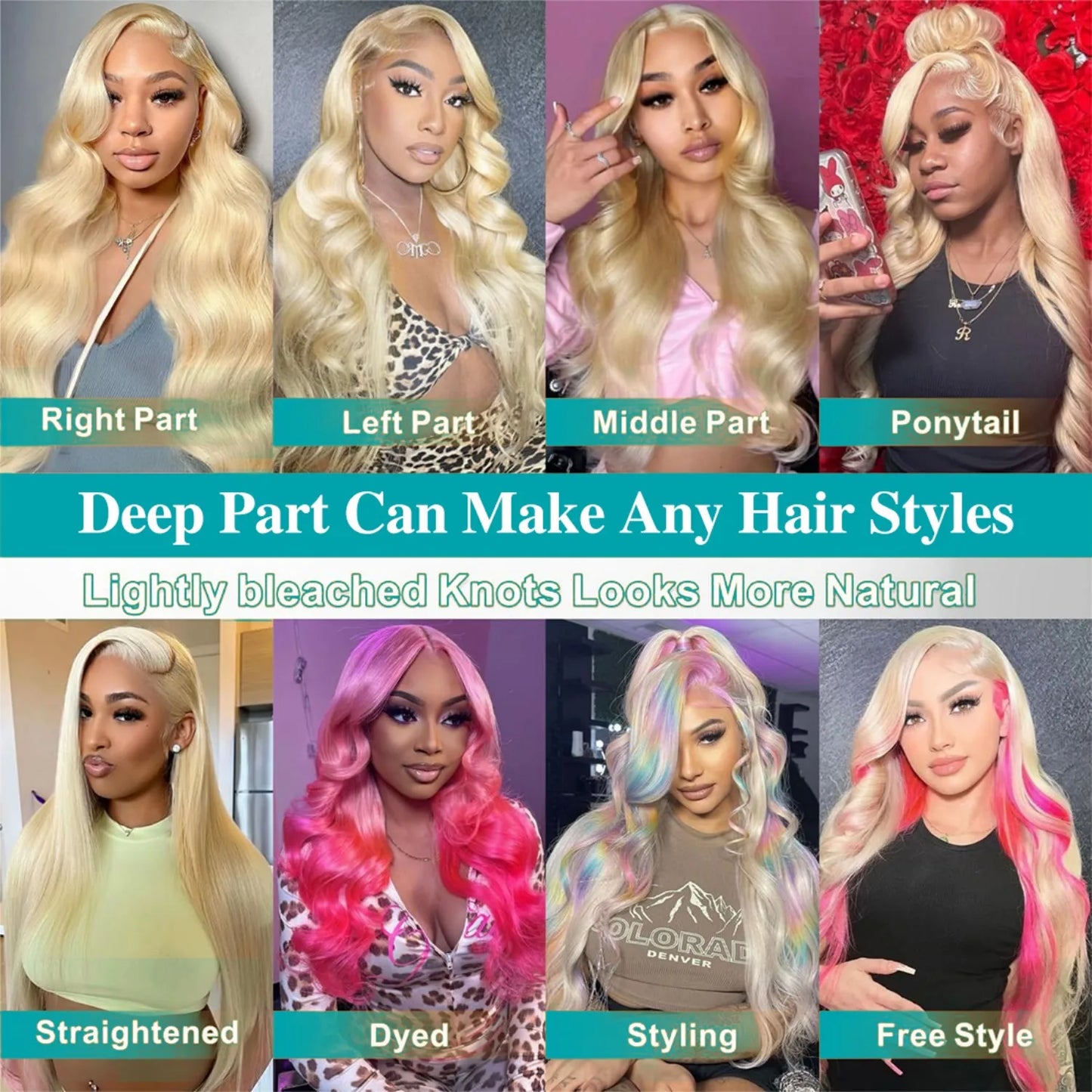 613 Blonde Body Wave HD Lace Front Wig Human Hair – 13x4 & 13x6, 200%-220% Density