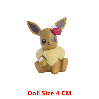 Pokémon Gengar Pikachu Eevee Greninja Mewtwo Action Figure Collection