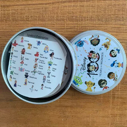 Disney Stitch Card Game in Tin Box Family Board Game