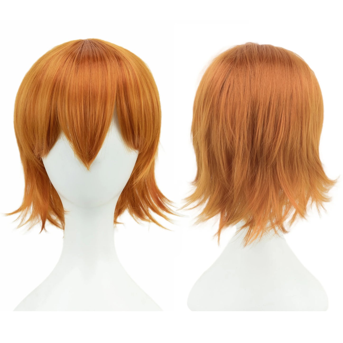 Synthetic Bob Wig 12 Inch – Cosplay & Party Short Hair with Bangs