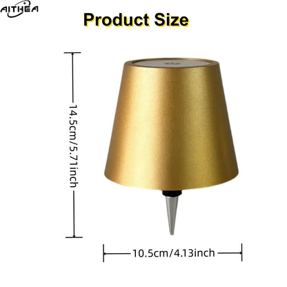 Wireless LED Table Lamp – Rechargeable Touch Dimmer for Bar, Cafe & Home