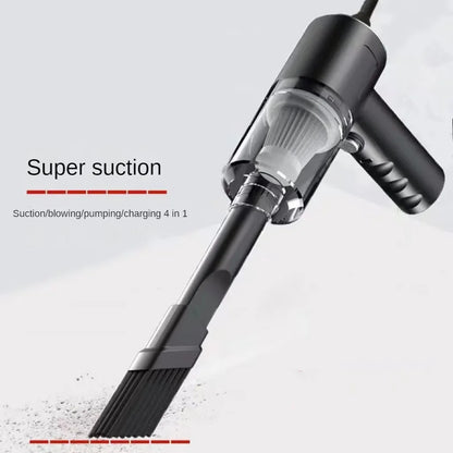 Portable Handheld Car Vacuum Cleaner with Multiple Attachments