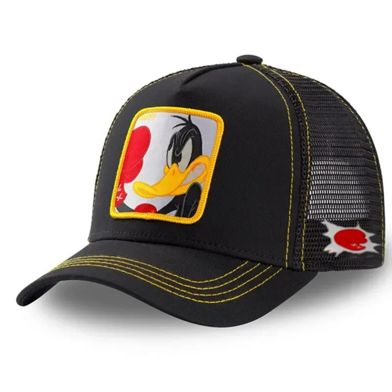 Cartoon Anime Trucker Cap – Unisex Adjustable Baseball Hat