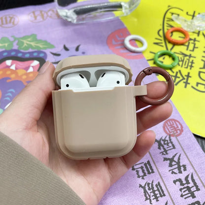 Liquid Silicone AirPods Case with Carabiner Ring – Fits AirPods 1/2/3/Pro/Pro 2/Pro 3/4