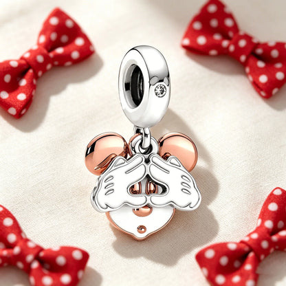 Disney Character Charm Bead – Fits Snake Chain Bracelet & Necklace
