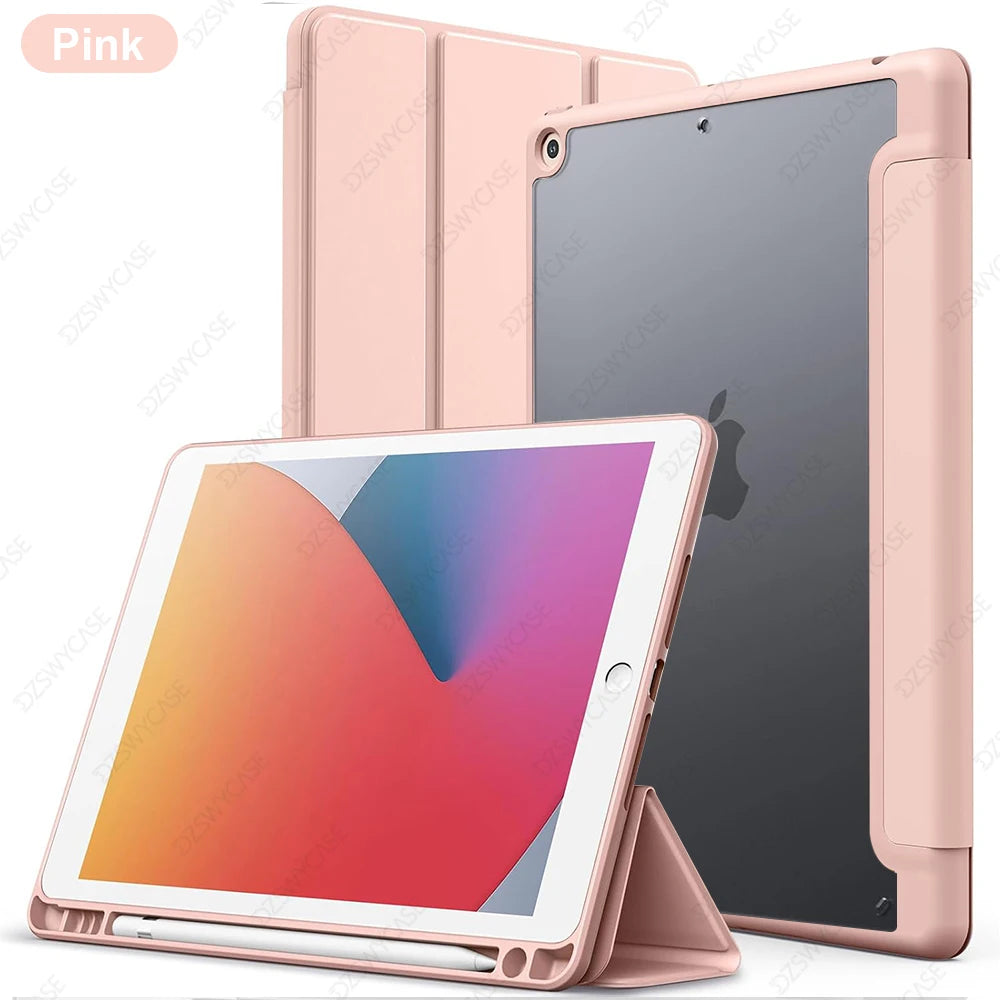 iPad 10.2 Case with Pencil Holder – 7th 8th 9th Generation Smart Cover