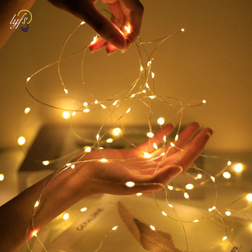 Fairy String Lights Battery Operated LED Copper Wire