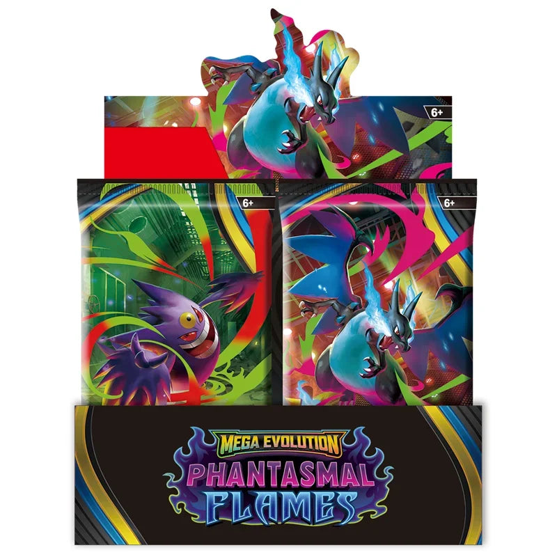 360 Pack Pokémon Mega Evolution Phantasmal Flames English Trading Cards
