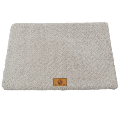 Orthopedic Dog Bed Mat – Washable Faux Fur, Waterproof & Anti-Slip