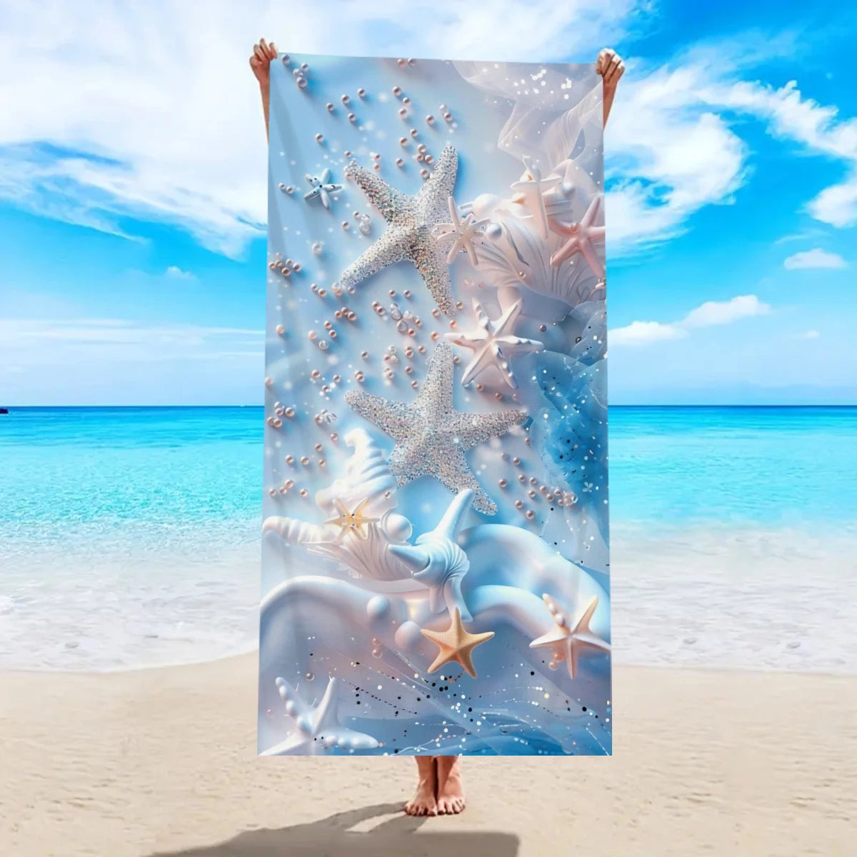 Ocean Element Beach Towel – Oversized Microfiber Sand-Free Towel