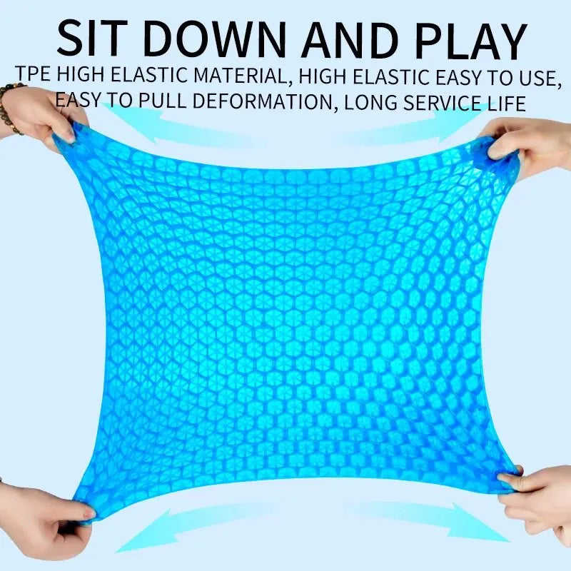 Gel Seat Cushion – Honeycomb Breathable Pressure Relief Pad