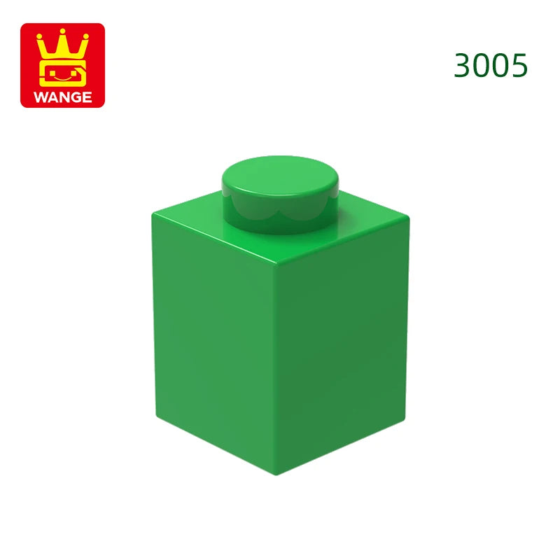 Wange 3005 1x1 Basic Brick MOC Parts – 232pcs Bulk Pack