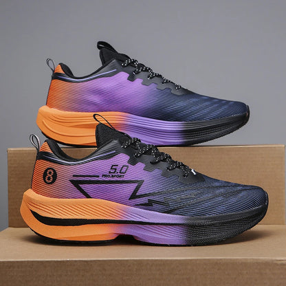 Carbon Plate Running Shoes – Soft Cushion Unisex Sneakers