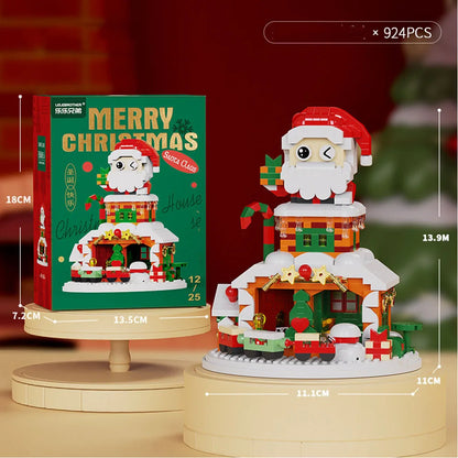 Christmas Micro Building Blocks Set – Santa, Reindeer & More