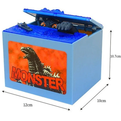 Godzilla Piggy Bank – Kids & Adults Coin Money Box