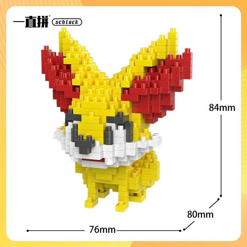 Pokemon Mini Building Blocks – Pikachu, Charizard, Eevee & More