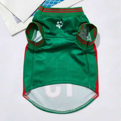 Dog Basketball Jersey – Breathable Mesh Sport Shirt for Small Dogs