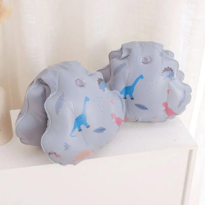 Inflatable Swim Arm Floaties for Kids – Fun Print Armbands