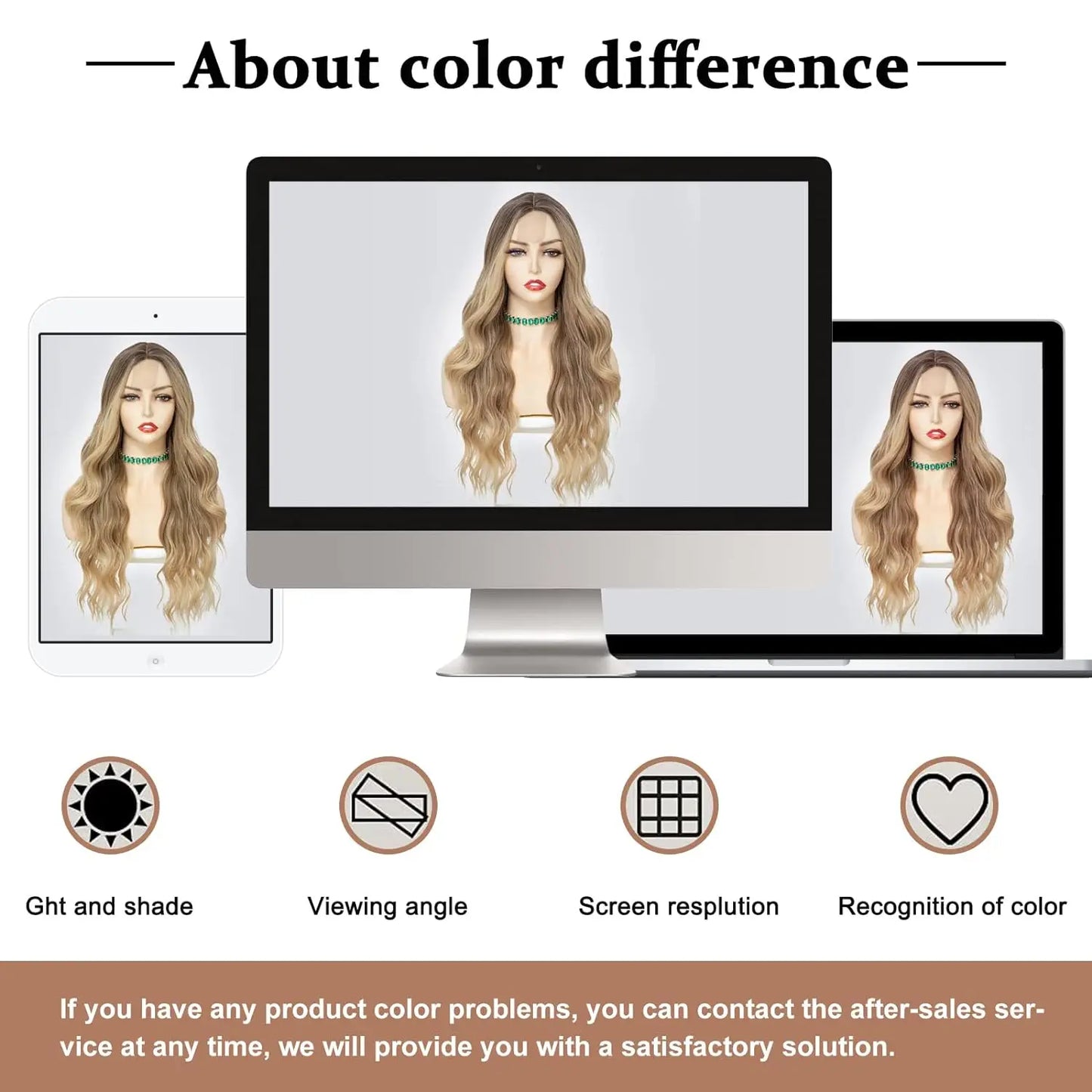 Synthetic Lace Wig 26 Inch – Long Wavy Curly Middle Part Heat Resistant