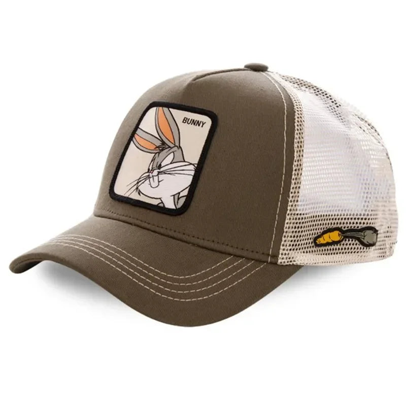 Cartoon Anime Trucker Cap – Unisex Adjustable Baseball Hat