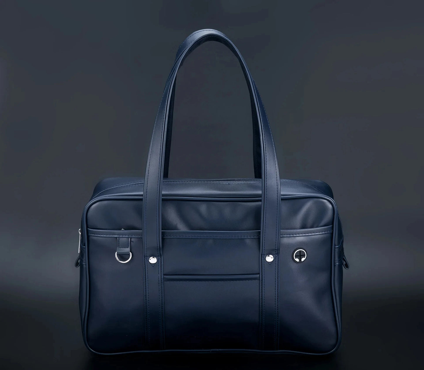 Japanese PU Leather School Bag – Large Capacity Waterproof Handbag