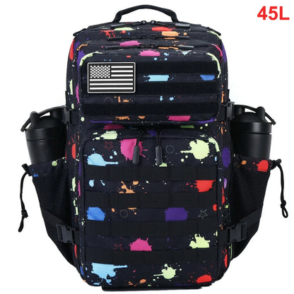 45L Tactical Backpack – Waterproof Military Hiking Bag