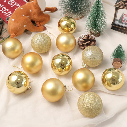 Christmas Ball Ornaments Set 24-36 Pcs – Tree Hanging Decorations
