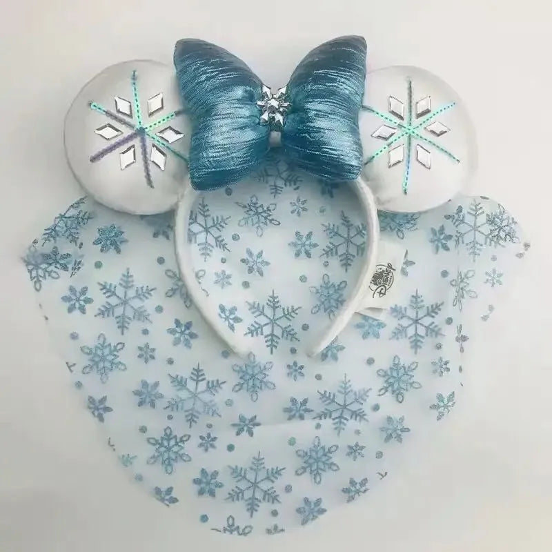 Disney Minnie Mouse Ears Headband – Plush Bow for Adults & Kids