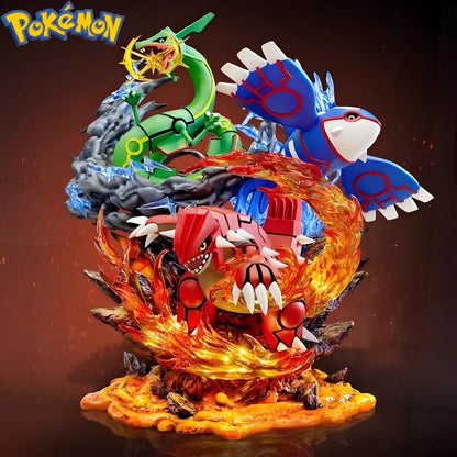 35CM Pokémon Groudon Kyogre Rayquaza PVC Action Figure