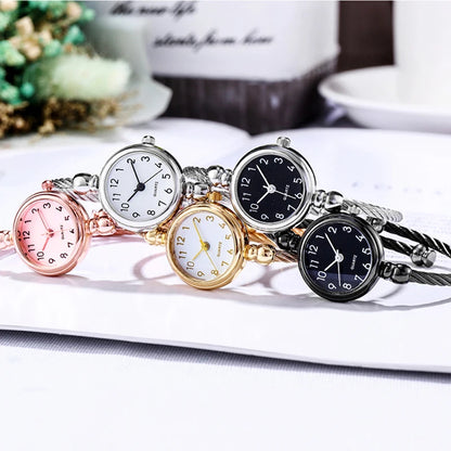 Women's Bangle Bracelet Watch – Retro Luxury Quartz