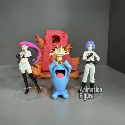 3 to 11CM Pokémon Team Rocket PVC Action Figure Set