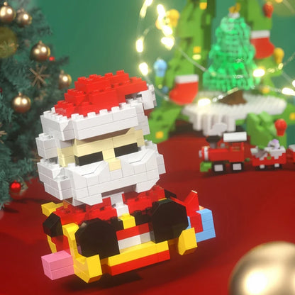 Christmas Mini Building Blocks Toy Set – Festive Holiday Gift