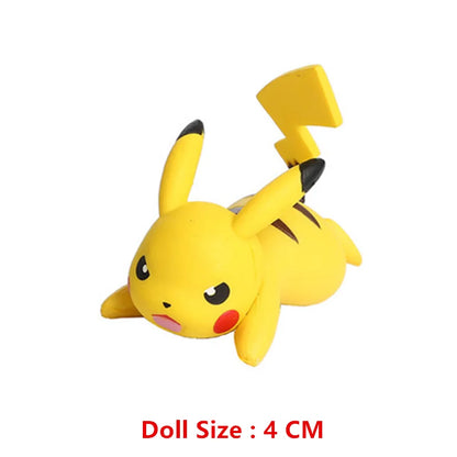 Pokémon Gengar Pikachu Eevee Greninja Mewtwo Action Figure Collection