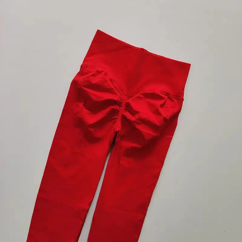 Seamless High Waist Yoga Leggings Women – Scrunch Butt Push Up Gym Pants
