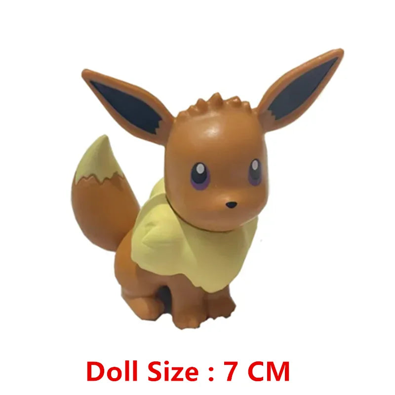 Pokémon Gengar Pikachu Eevee Greninja Mewtwo Action Figure Collection