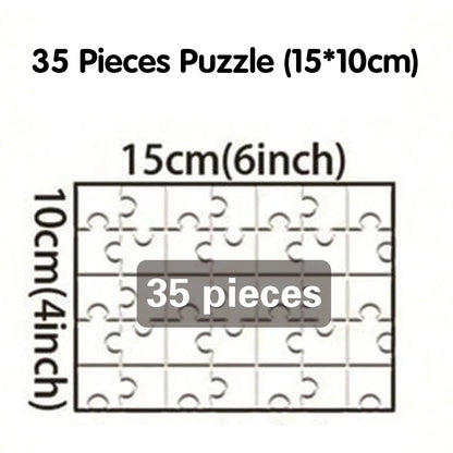 Custom Photo Puzzle – Personalized Cardboard Jigsaw, 35 to 1000 Pieces