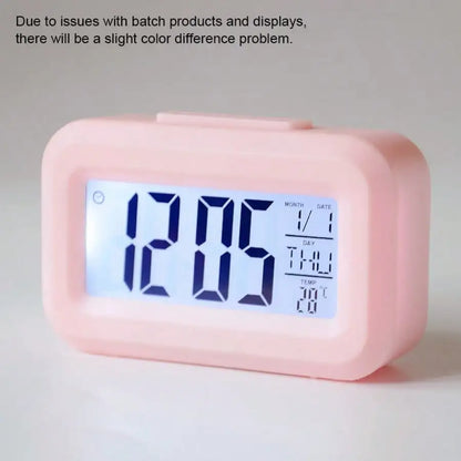 Smart Digital Alarm Clock – Mini Desktop Bedside Glow-in-the-Dark