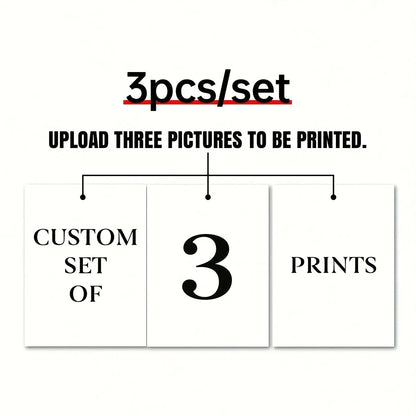 Custom Canvas Print Photo Poster – 1, 2 & 3 Piece Sets