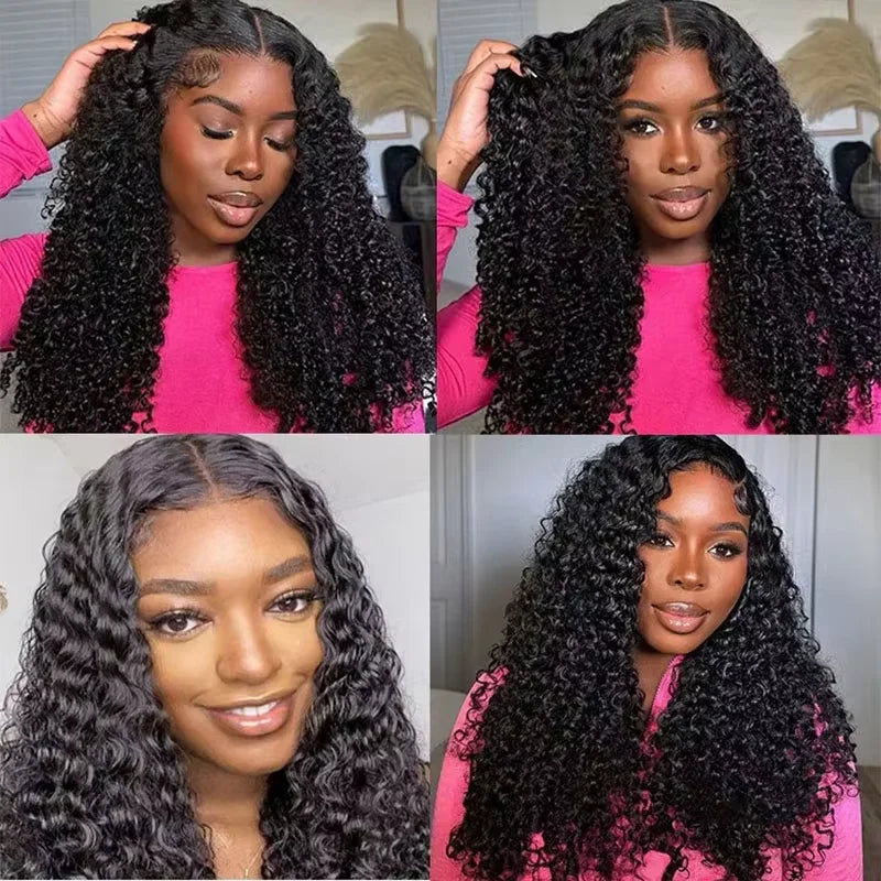 Curly Lace Front Wig – HD Transparent 13x4 & 13x6 Burmese Human Hair, Pre-Plucked