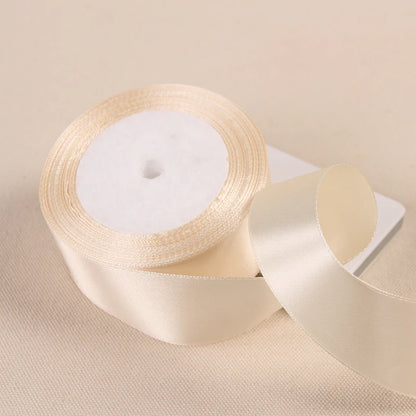 Silk Satin Ribbon – Multi-Size & Color for Wedding, Christmas & Party Decor