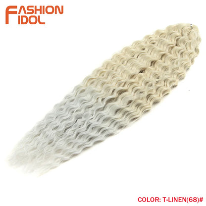 Water Wave Crochet Braiding Hair – Ariel Curl 22 Inch