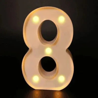 LED Marquee Letter & Number Lights – Alphabet Night Light Decor