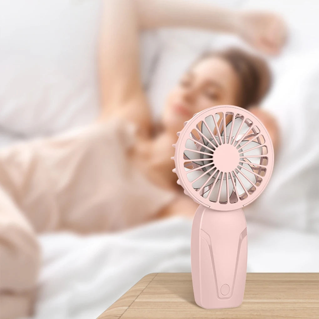 Portable Handheld Mini Fan – USB Rechargeable Pocket Cooling Fan