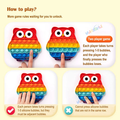 Pop It Fidget Toy – Bubble Sensory Stress Relief for Kids & Adults