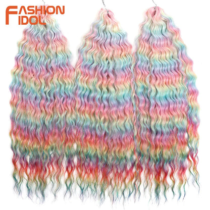 Water Wave Crochet Braiding Hair – Ariel Curl 22 Inch