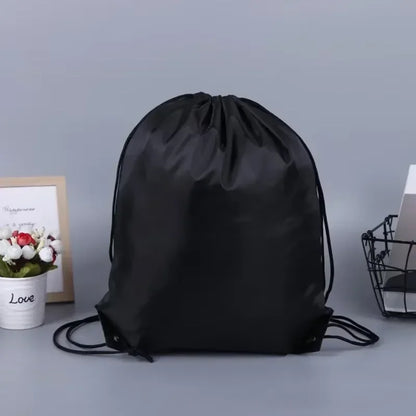 Drawstring Backpack Bag – Lightweight Nylon Gym Sack