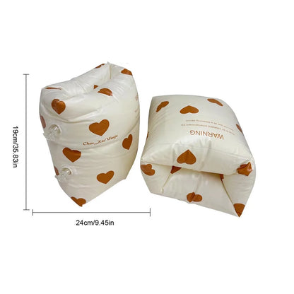 Inflatable Swim Arm Floaties for Kids & Adults – Fun Animal Design Swimming Armbands (1 Pair)