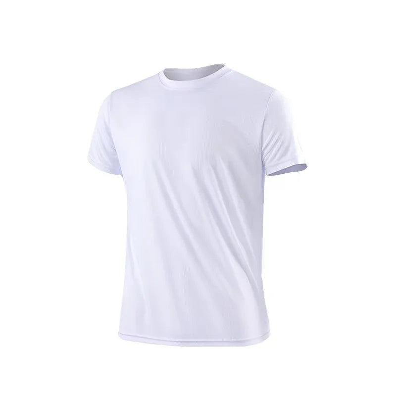 Men's Quick Dry Running T-Shirt – Loose Breathable Sport Tee