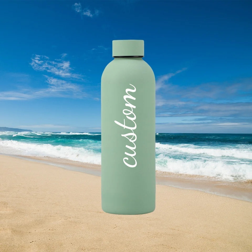 Personalized Engraved Insulated Water Bottle | Custom Name 16.9oz