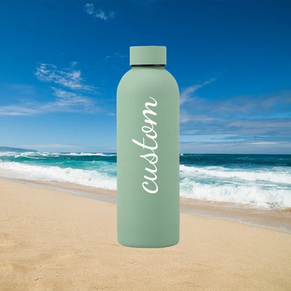 Personalized Engraved Insulated Water Bottle | Custom Name 16.9oz